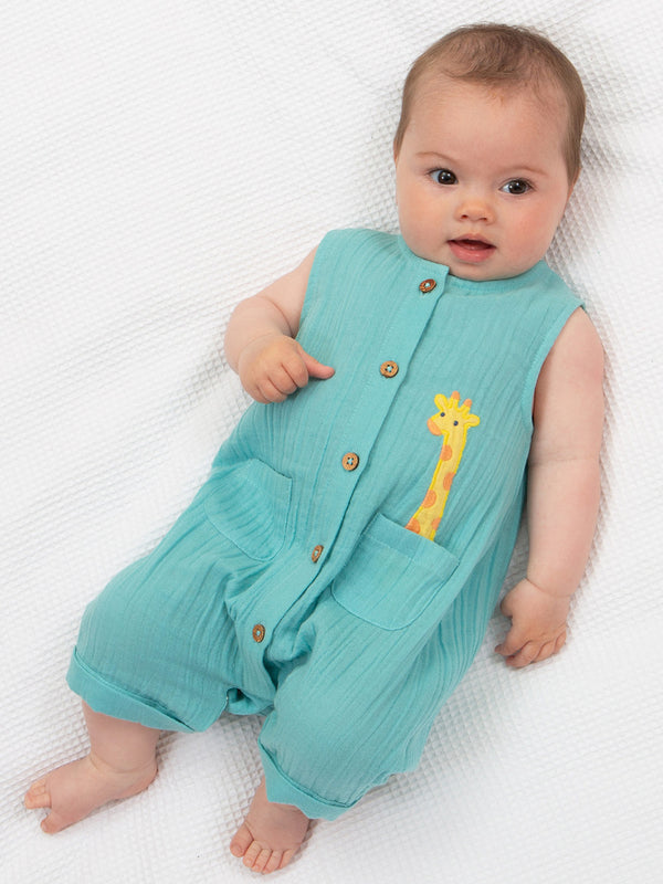 Kite Hello giraffe dungarees