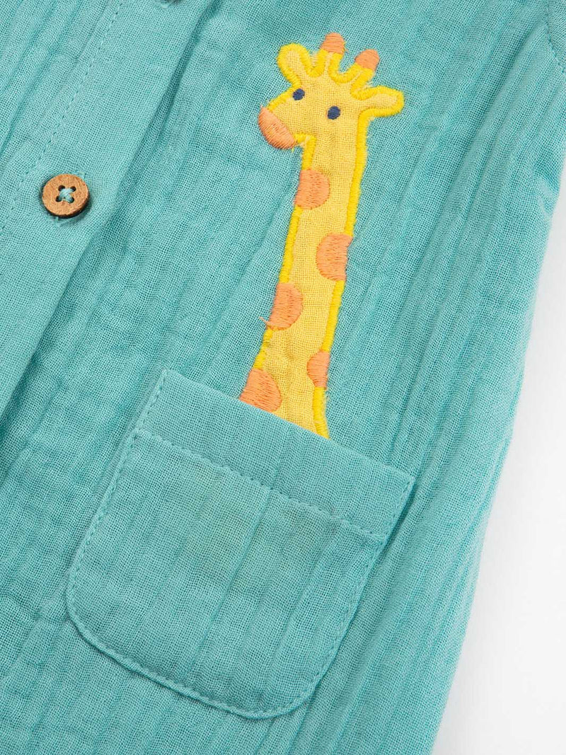 Kite Hello giraffe dungarees