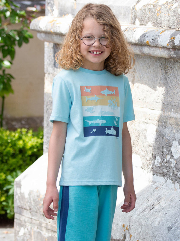 Kite Ocean depths t-shirt