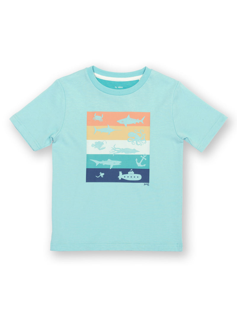 Kite Ocean depths t-shirt