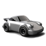 Porsche 911 Racing Car Silver Toy Car