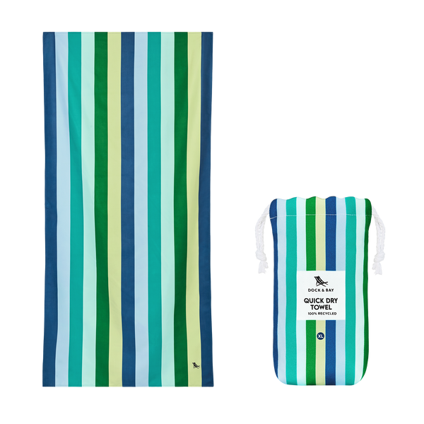 Dock & Bay Quick Dry Towels - Summer - Cool Lagoon