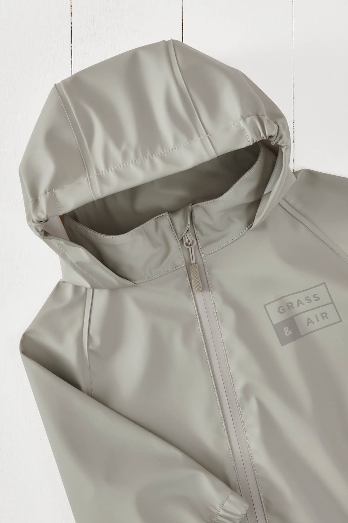 Grass+Air Geothermal Grey Kids Waterproof Rain Dungarees