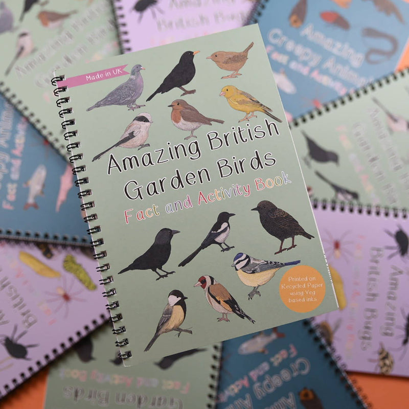 Amazing British Garden Birds Fact and Activity Book 