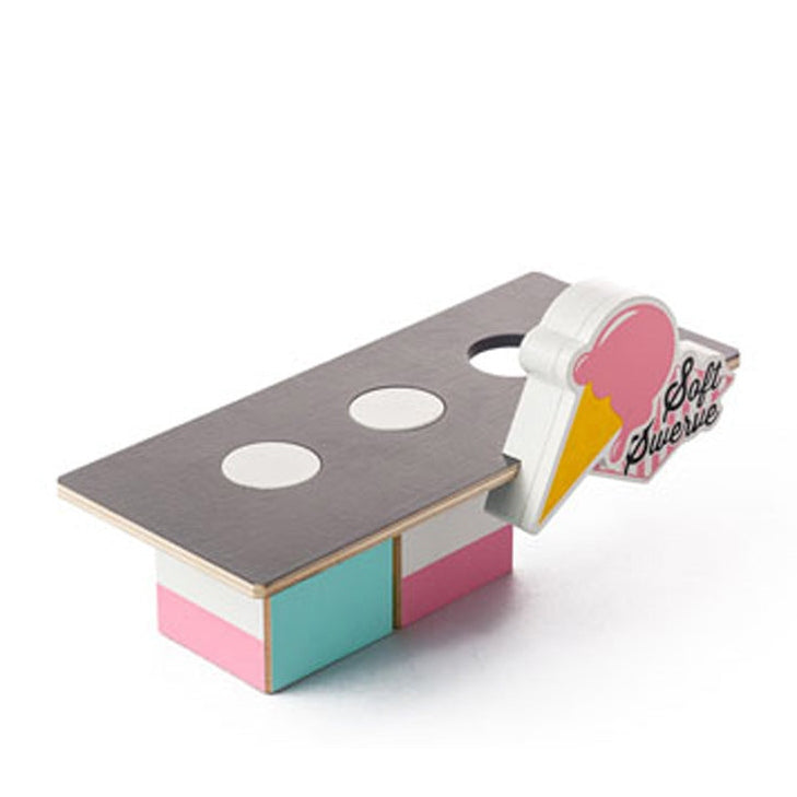 Candylab Wooden Food Shack Playset Ice Cream