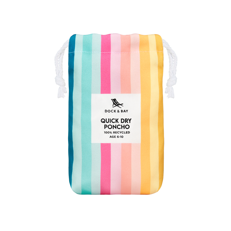 Dock & Bay Kids Poncho - Kids - Coastal Candy