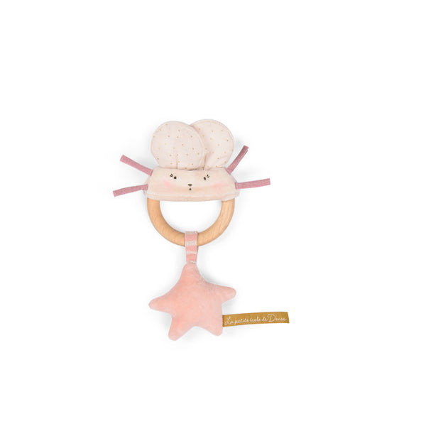 Moulin Roty Wooden Ring Rattle Ecole de Danse