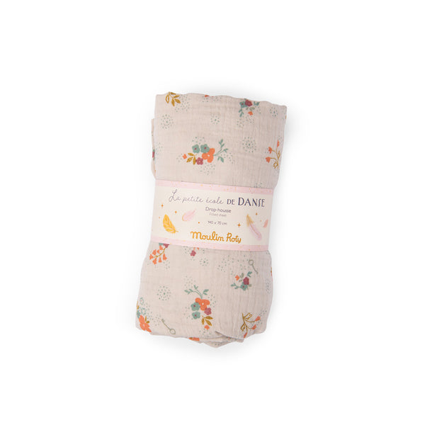 Moulin Roty Fitted Sheet for Bed 70x140cm La Petit Ecole de Danse