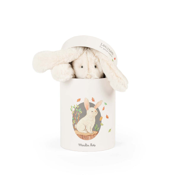 Moulin Roty Arthur & Louison Cream Rabbit in Gift Box
