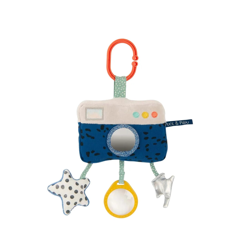 Moulin Roty Hanging Activity Camera - Puce & Pilou