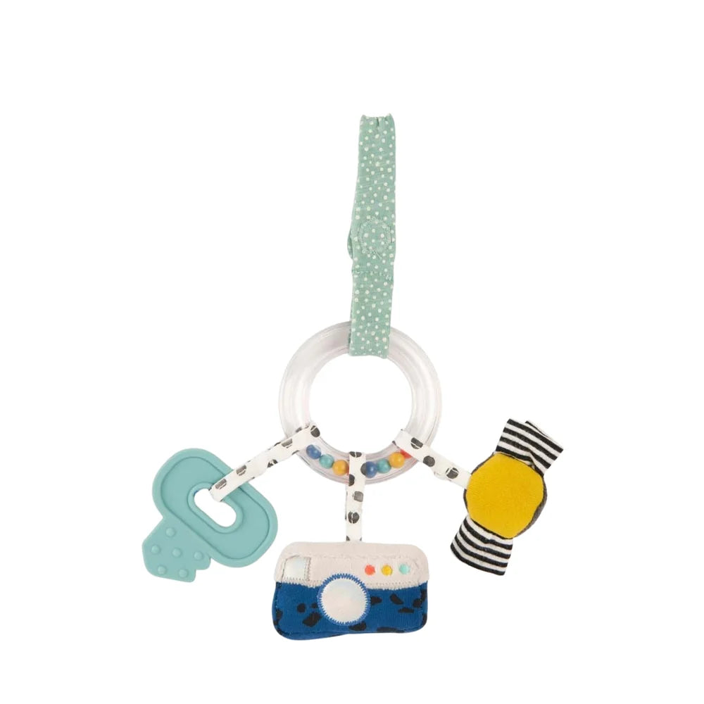 Moulin Roty Hanging Activity Ring - Puce & Pilou