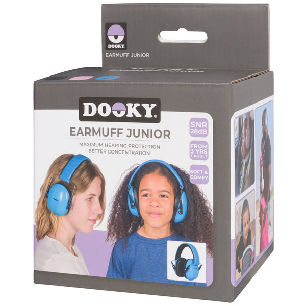 Dooky Junior Ear Protection - Blue - 3 Years +