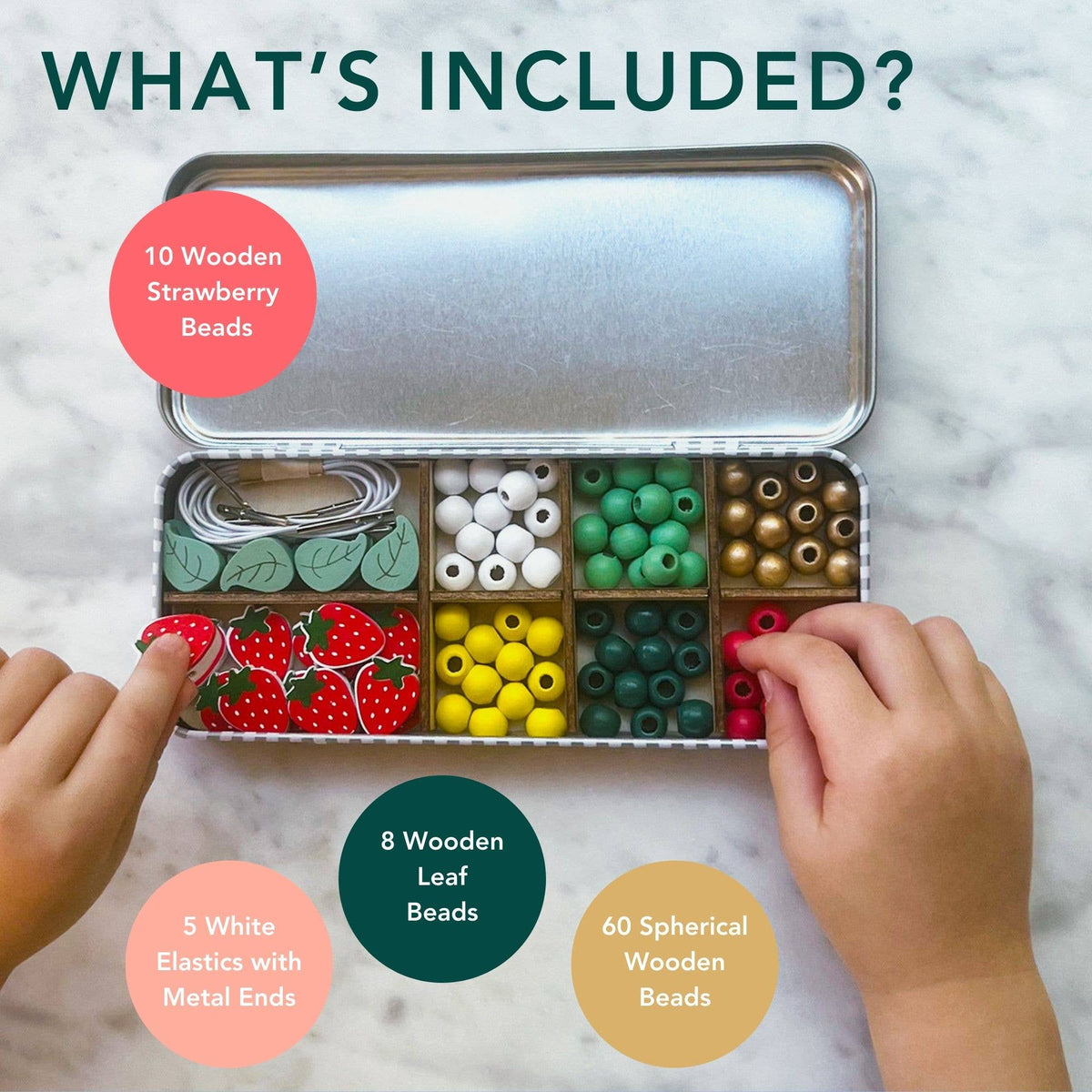 Strawberry Bracelet Bead Kit