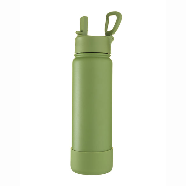 NEW 700ml One Green Epic Insulated Stainless Steel Canteen - Olive