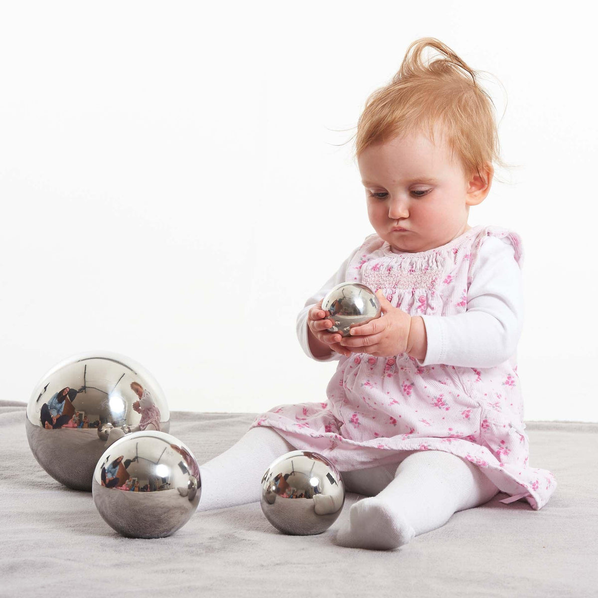 Sensory Steel Silver Balls