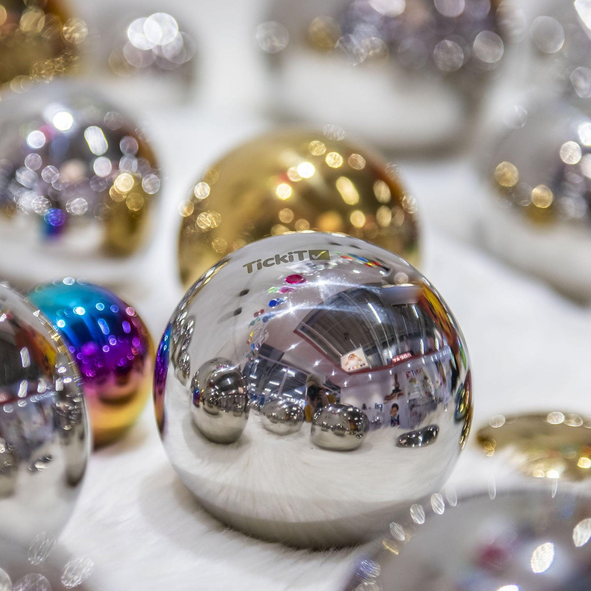 Sensory Steel Silver Balls