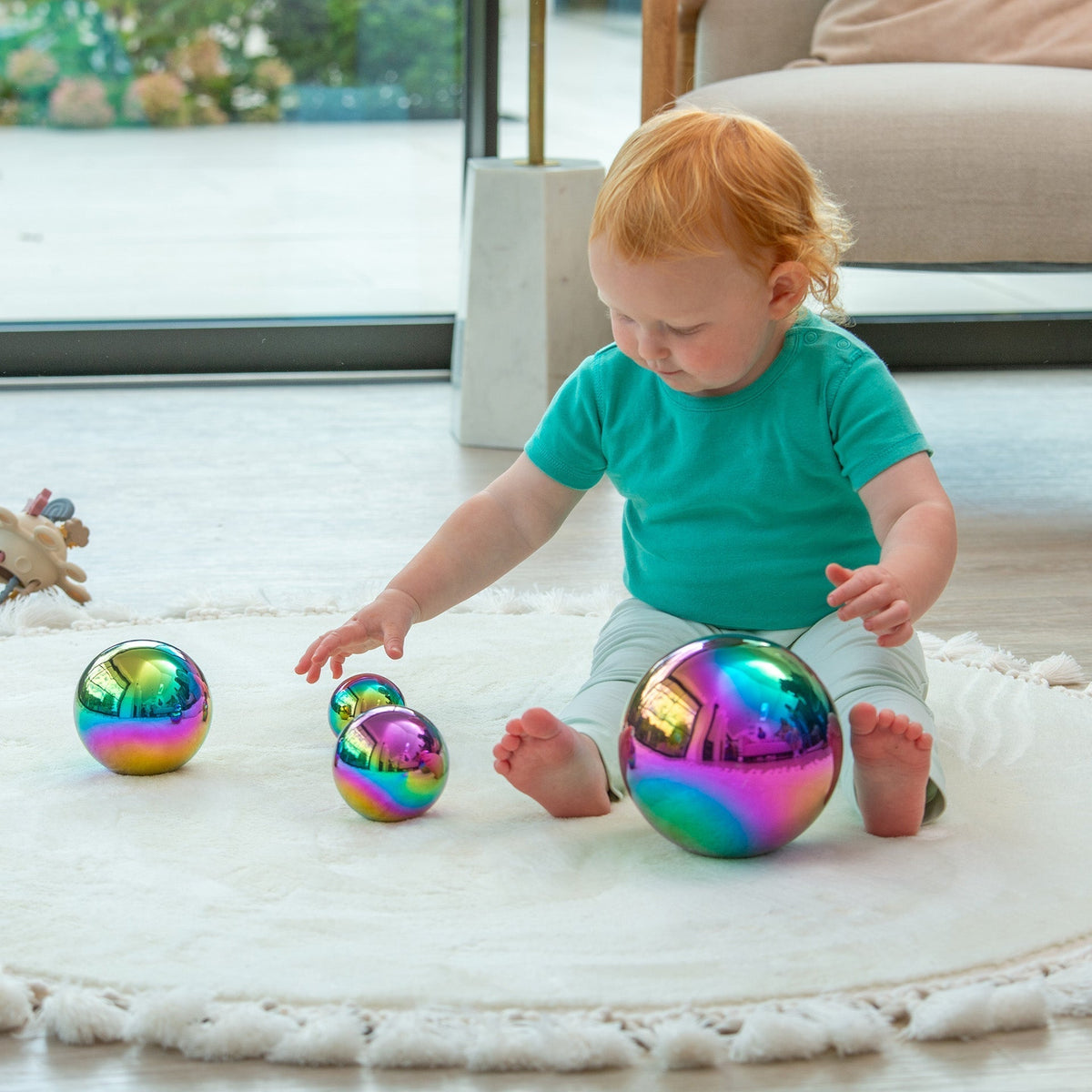 Sensory Steel Colour Burst Balls