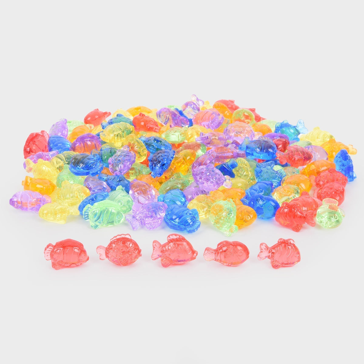 Translucent Colour Fish - Pack of 120