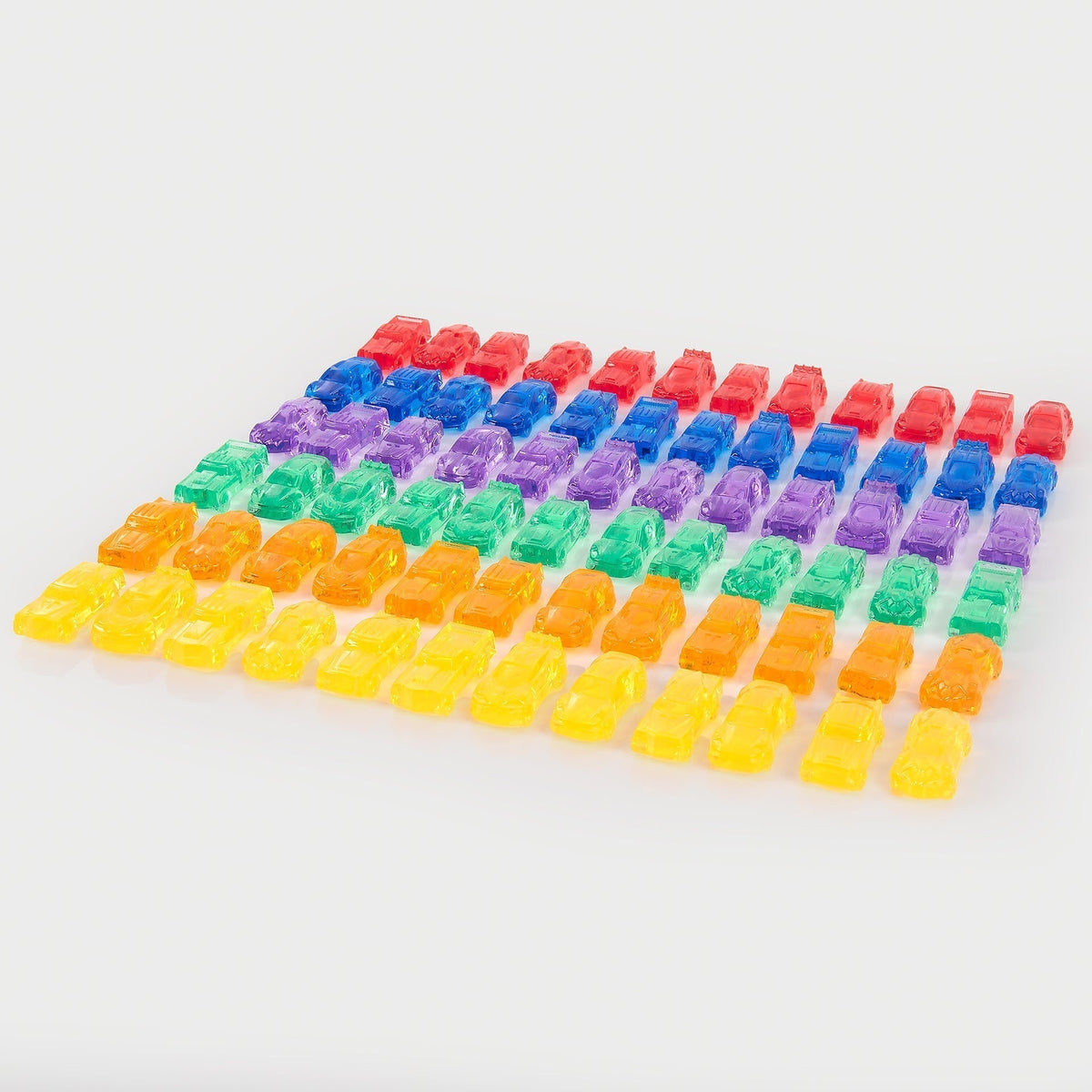 Translucent Colour Cars - Pack of 72