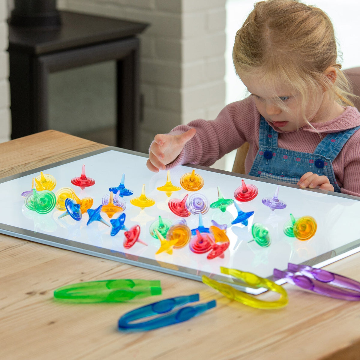 Translucent Colour Spinners - Pack of 36