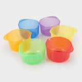 Translucent Colour Pouring Bowls - Pack of 6