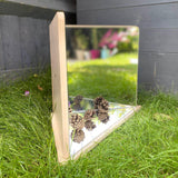 Wooden 4-Way Mirror