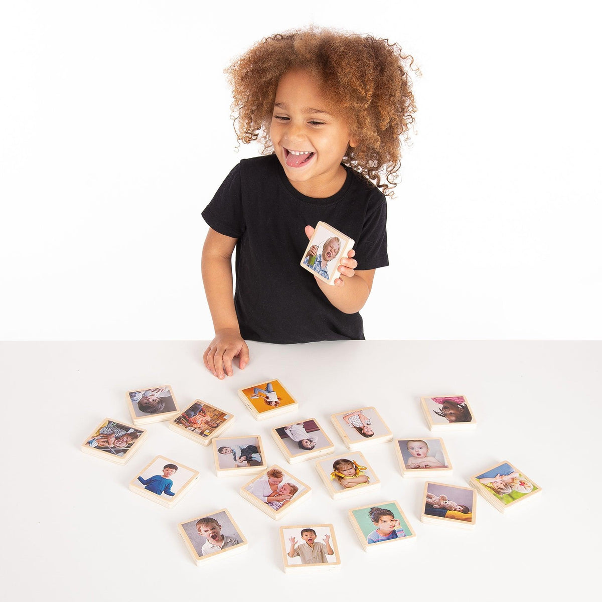 My Emotions Wooden Tiles