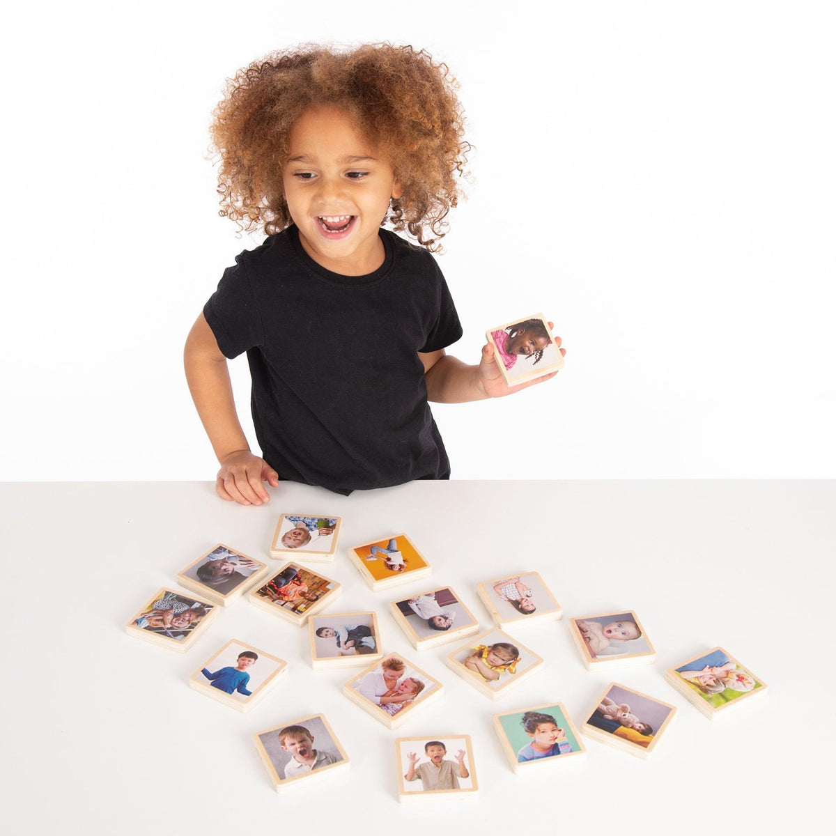 My Emotions Wooden Tiles