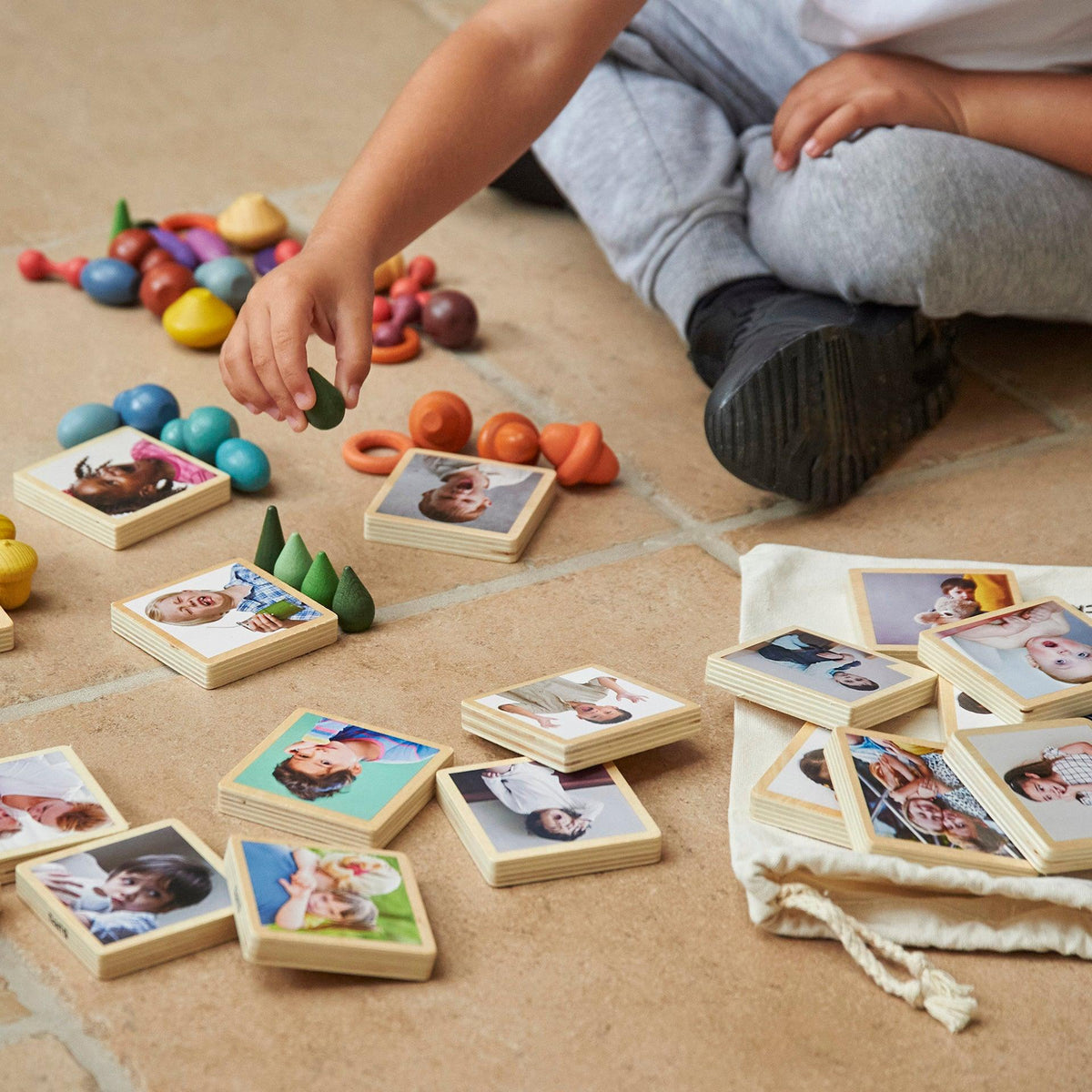 My Emotions Wooden Tiles
