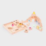 Wooden Building Gem Blocks