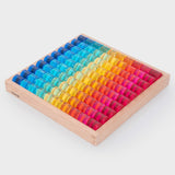 Gem Circle Mirror Tray - 100 Gems