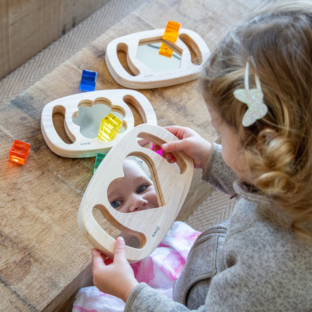 Easy Hold Shape Mirror Panels