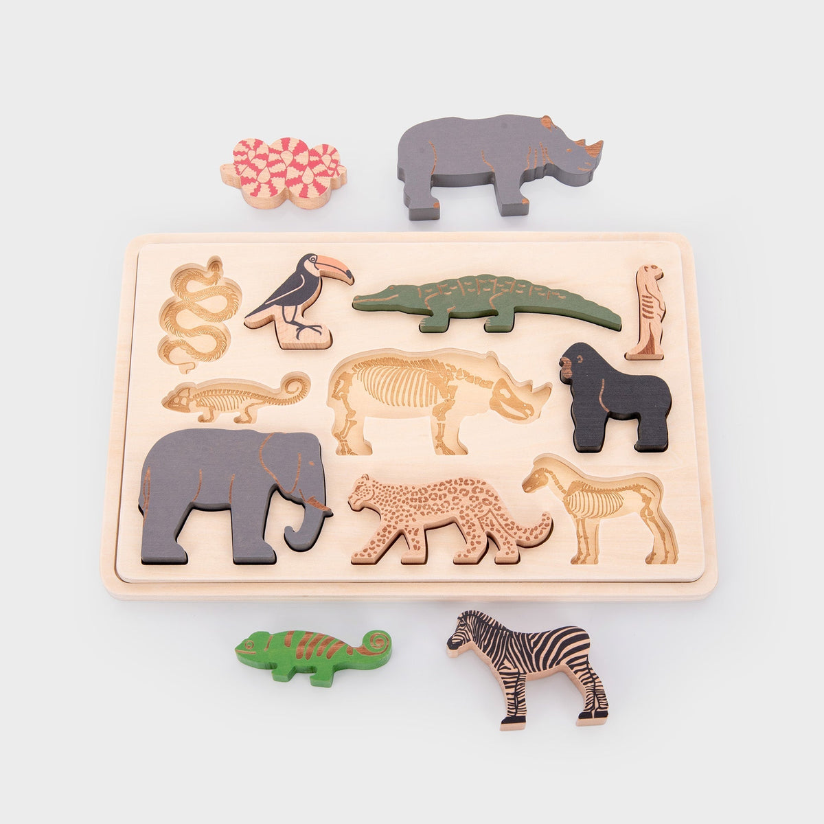Safari Animal Layer Puzzle
