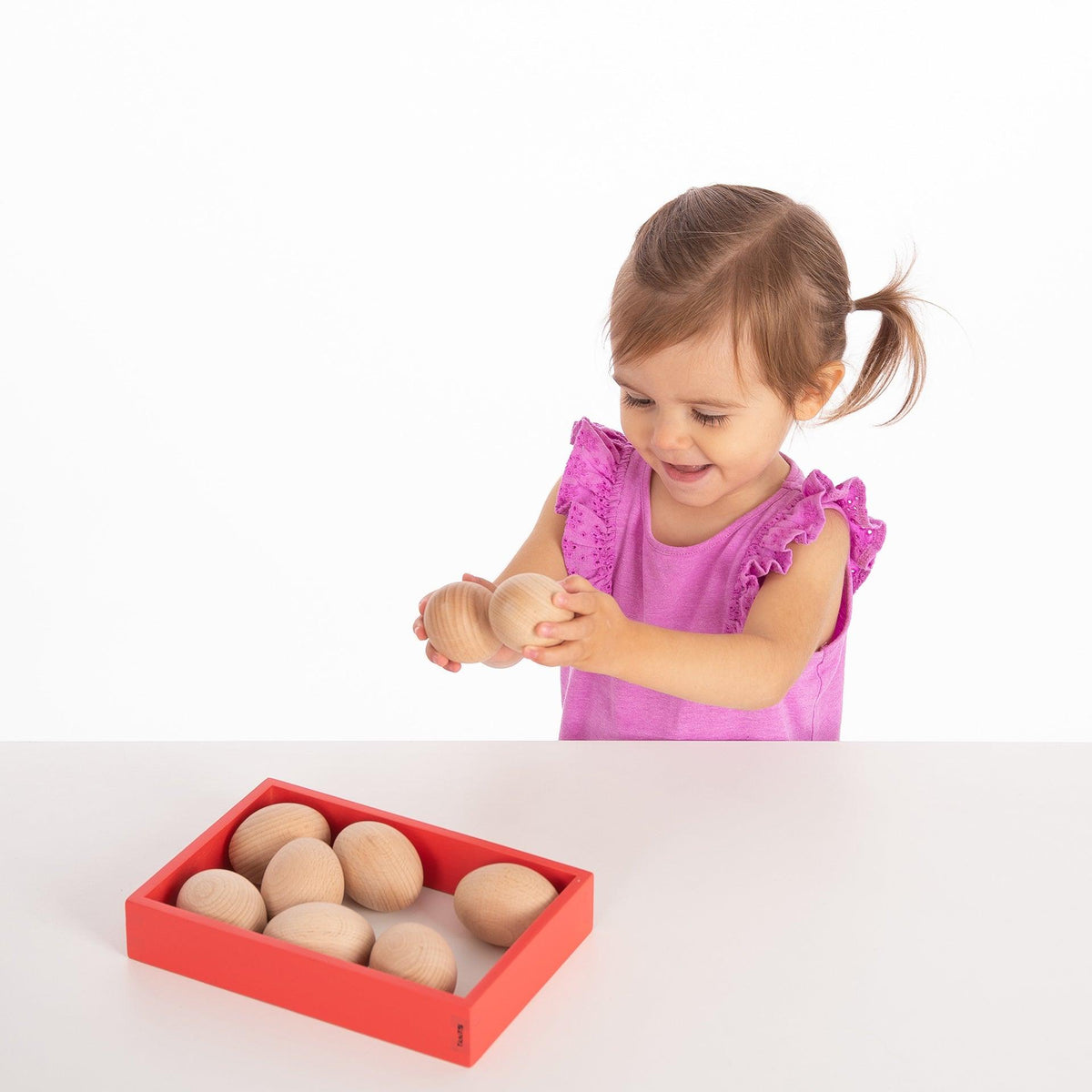 Natural Wooden Eggs