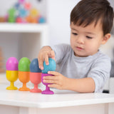 Rainbow Wooden Eggs