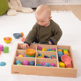 Wooden Sorting Tray - 7 way