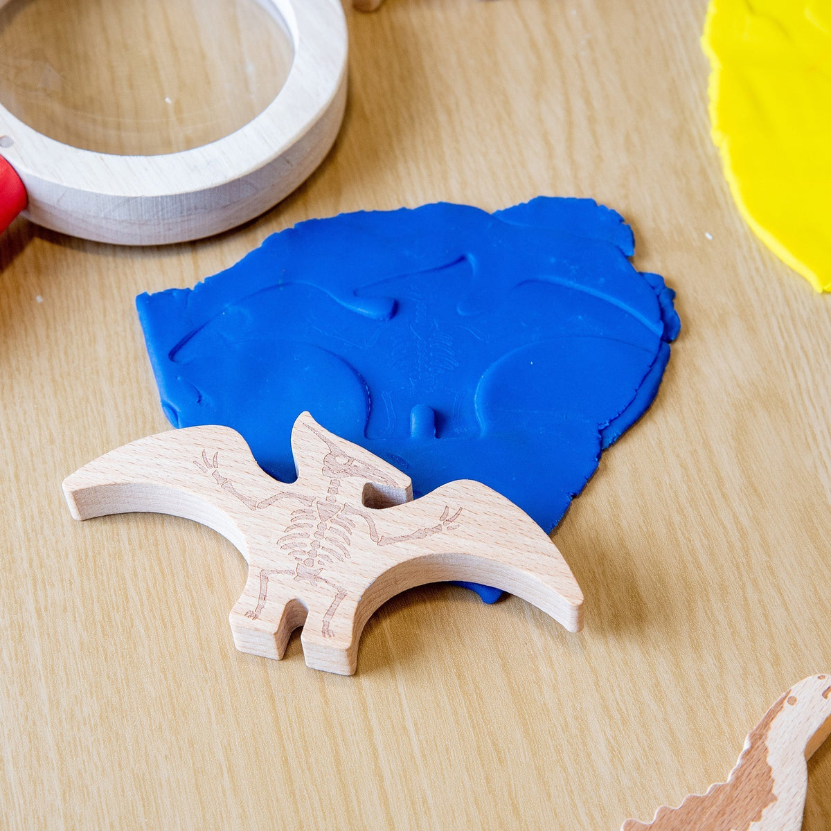 Wooden Dinosaur Blocks