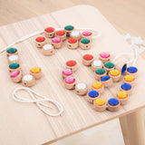 Wooden Lacing Jewels