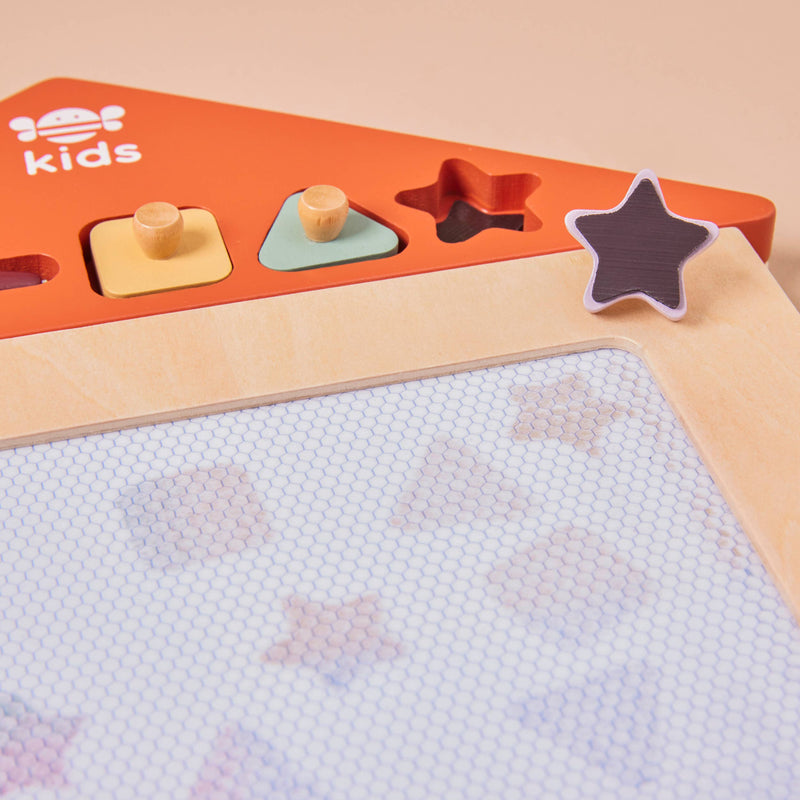 Just Bee Kids Wooden Framed Magnetic Drawing Board (FSC)