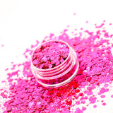 Dark Rose Mix Biodegradable Glitter - 5ml Pot