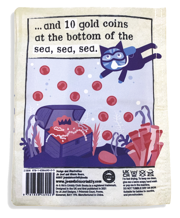 Jo & Nic's Crinkly Cloth Books - Sailor Went to Sea