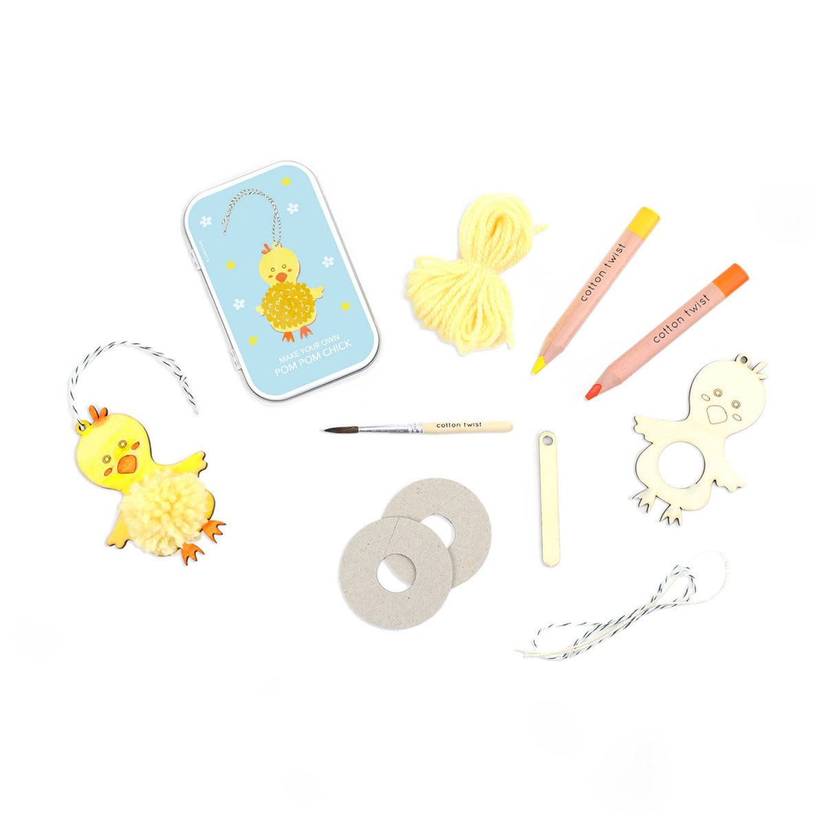 Make Your Own Pom Pom Chick - Easter Craft Kit