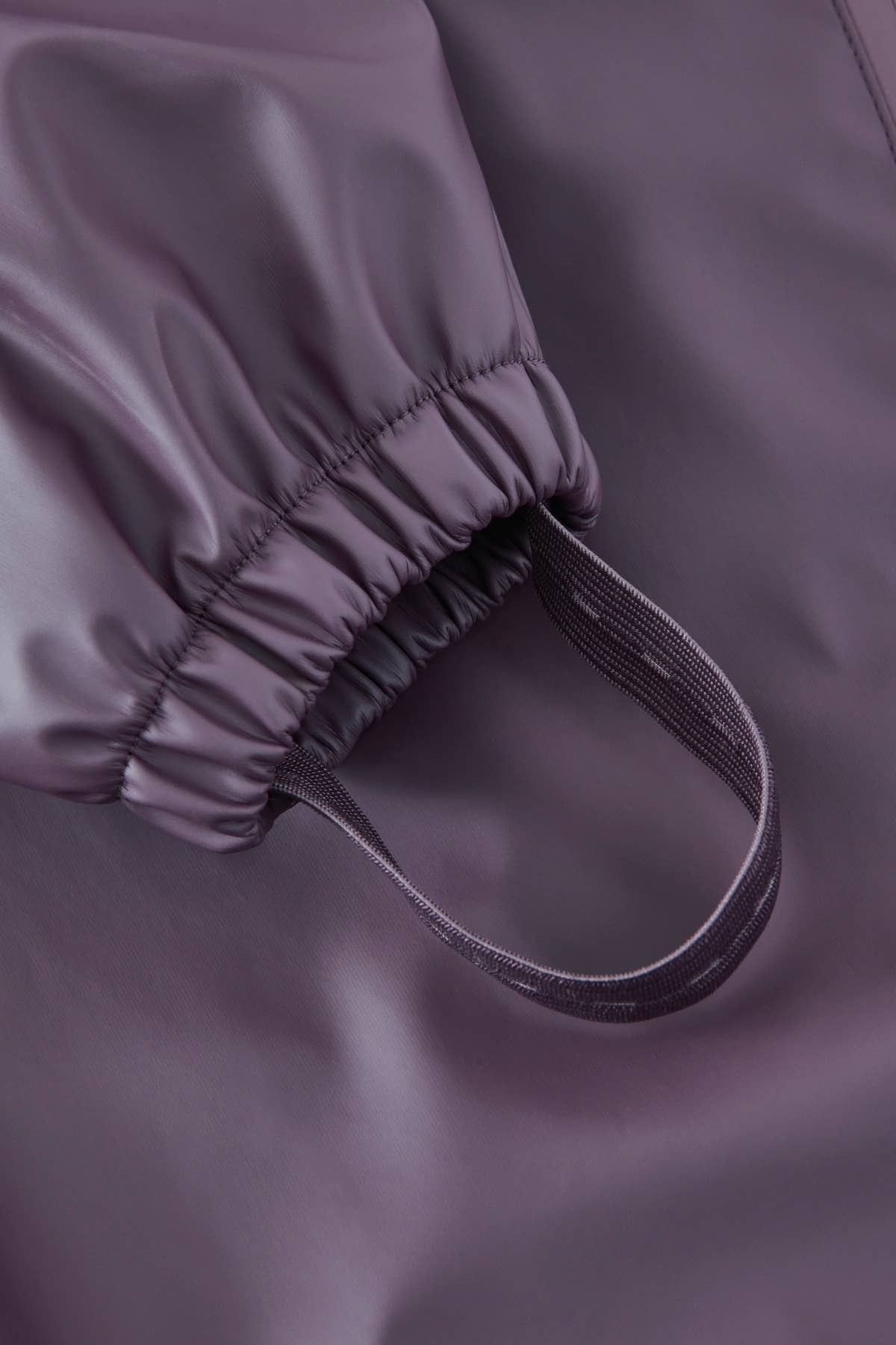 Grass+Air Amethyst Purple Kids Waterproof Puddlesuit
