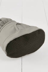 Geothermal Grey PU Showerproof Baby Bootie