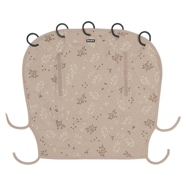 Dooky Universal Sun Shade - Romantic Leaves Beige