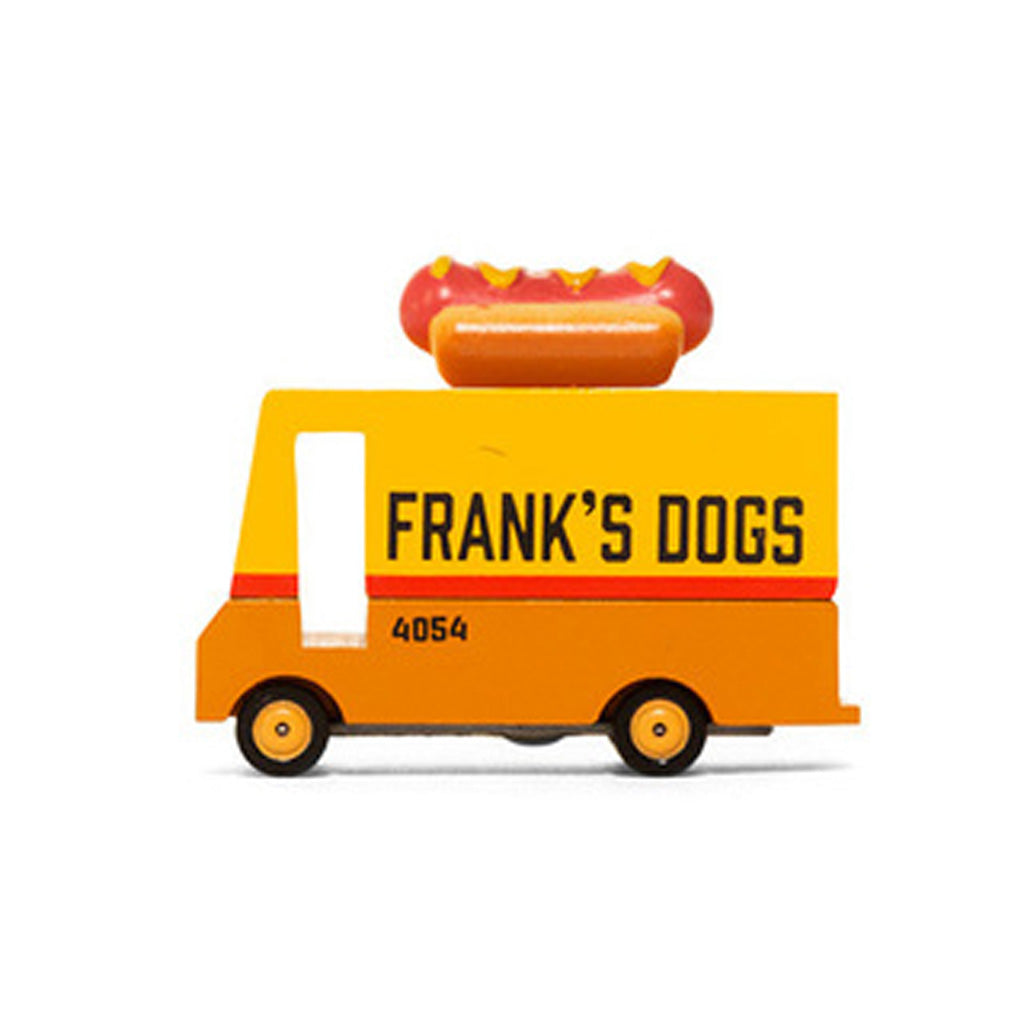 Candylab Wooden Diecast Candyvan Hot Dog Van