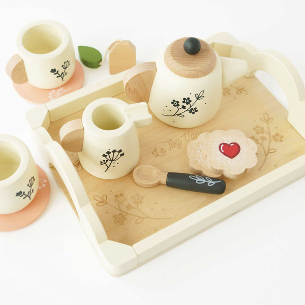 Wooden Tea Set & Tray - Le Toy Van