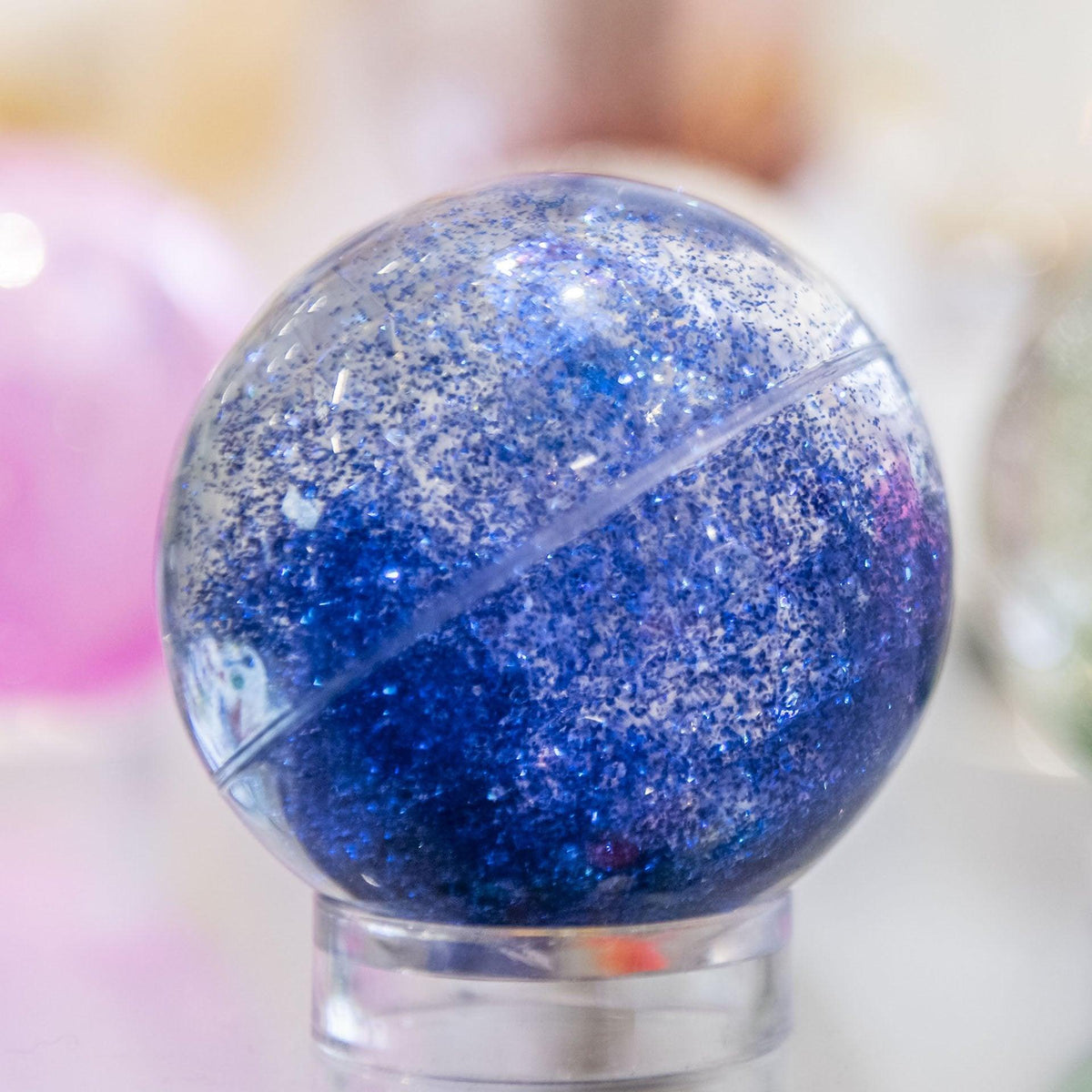 Sensory Rainbow Glitter Balls