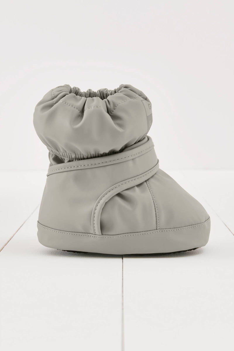 Geothermal Grey PU Showerproof Baby Bootie