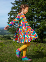 Frugi Sofia Skater Dress - Fun Frenzy
